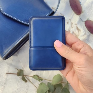 Boshiho Customized Leather Women Slim Pouch <b>Wallet</b> Pocket Short <b>Card</b> <b>Holder</b> <b>Wallet</b> for Women - Product Image 4