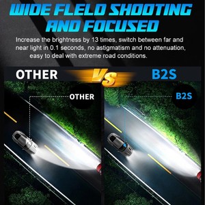 TTS B2S 3 Inch <b>LED</b> <b>Headlight</b> Lens 65W 6500K Cool White Universal Fit for Car Retrofit Upgrade - Product Image 3