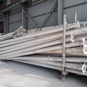 9m 10m 12M 20ft 30ft 40ft ngoài trời nhôm vườn đèn bài tròn hình nón năng lượng mặt trời dẫn ánh sáng đường phố cực - Product Image 2