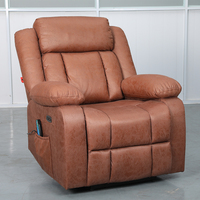 Canapé de Cinéma Commercial Personnalisé en Cuir avec Repose-Pieds, Fauteuil Inclinable Ergonomique pour Salon et Home Cinéma