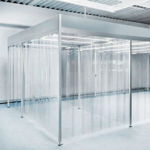 Tirai pintu PVC kejernihan tinggi-penghalang angin, kontrol suhu untuk pintu masuk - Product Image 2