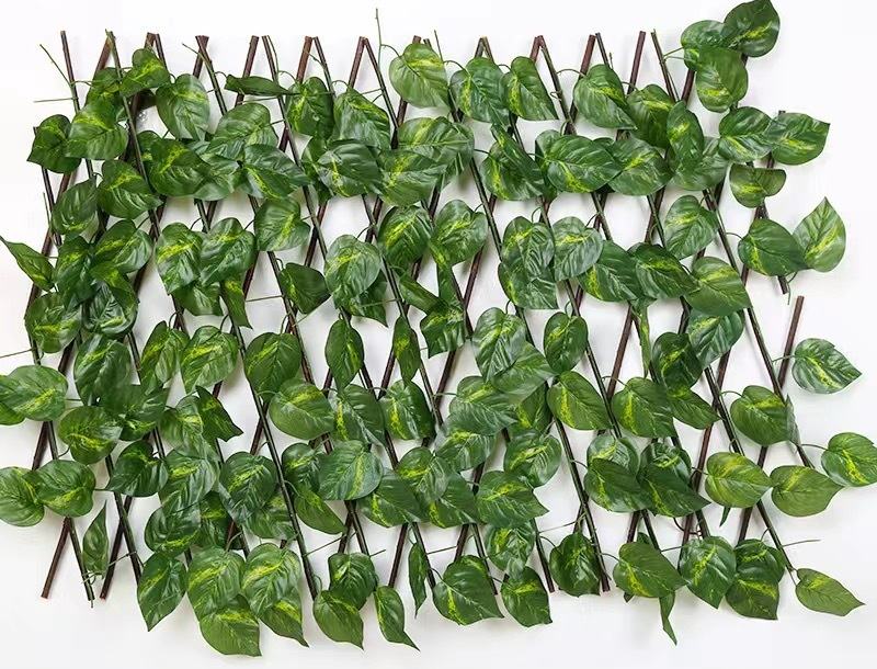 Grandes feuilles de rose verte 0,7 m