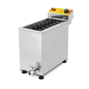 Korean Cheese Hot Dogs Sticks frying machine Mozzarella Hot dog maker machine corn dog deep fryer machine