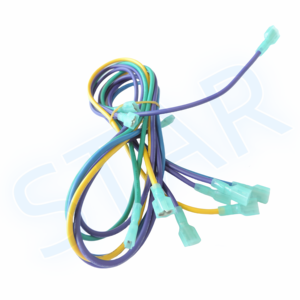 Prezzo di fabbrica OEM cavo elettrico con 4.8mm / 6.3mm isolato vanga connettori terminali femmina 22 * 16AWG - Product Image 2