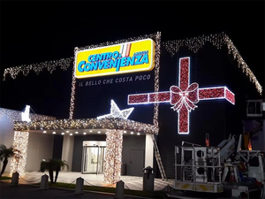 Ngoài Trời Lớn Giáng Sinh Trang Trí Dung Nham Chiếu Sáng Thương Mại Trang Trí Chiếu Sáng Litbow Khổng Lồ LED <span class=keywords><strong>Red</strong></span> Ribbon Bow Tie Cổng - Product Image 3