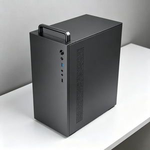 เคสคอมพิวเตอร์ <span class=keywords><strong>H2</strong></span> Mini Tower PC ราคาโรงงาน รองรับเมนบอร์ด MicroATX ITX รองรับการ์ดจอขนาดยาว 3.5HDD พัดลม 2 ตัว ชุดประกอบเองสำหรับเล่นเกม กระจกนิรภัย - Product Image 3