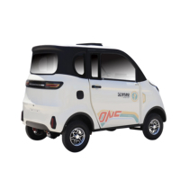 KEYU Mini Voiture Électrique Deux Portes 4 Places pour Adultes