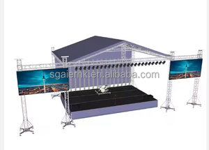 Aluminum Alloy Modular Truss System Screw/Pin Connections Durable Portable for Indoor/Outdoor Events Concerts-200kg Load - Product Image 6