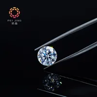 Offre Spéciale Grande Taille 6.5MM 0.5 carat 1CT 2CT VVS D COULEUR HPHT IGI CERTIFIÉ Lab Grown Lâche Diamant Fabrication