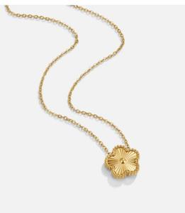 Joyería de acero inoxidable chapada en oro de 18 quilates, nuevo diseño, collar de trébol de cinco hojas, pulsera de flores para compromiso de boda, moda - Product Image 6