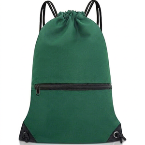 Mochila con cordón de nailon Hemistyles HM-G5, 30-40L, ligera, con bolsillo frontal con cremallera para gimnasio, deportes, viajes y actividades al aire libre - Product Image 1