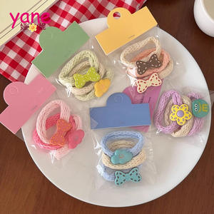 3pcs/套女孩发带多功能高弹性发带马尾辫发饰 - Product Image 2