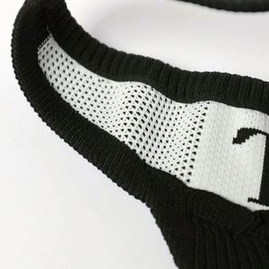 Gorra de Visera Tejida con Letras para Mujer, Venta Directa de Fábrica, Transpirable, Cómoda, a Rayas, para Deportes al Aire Libre - Product Image 5