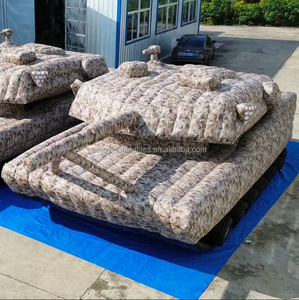 Char d'assaut gonflable, camouflage désertique, pour le camouflage et le camouflage de munitions, utilisable comme char d'assaut ou char d'assaut de type <span class=keywords><strong>Panzer</strong></span> - Product Image 2