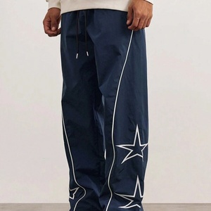 ชุดวอร์มผ้าแคนวาสลำลองแบบพรีเมียมสำหรับผู้ชาย เอวกลาง เหมาะสำหรับการออกกำลังกายที่ยิม - Product Image 3