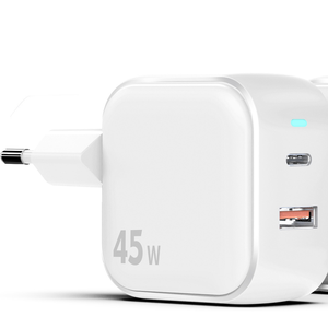 Cargador de Pared Plegable de 45W GaN con Doble USB C <span class=keywords><strong>PD3</strong></span>.<span class=keywords><strong>0</strong></span> PPS, Carga Rápida, Certificación CE V0, Sistema de Suministro de Energía Eficiente - Product Image 6