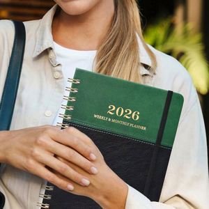 <b>A5</b> Spiral Notebook Customized Gold Foil Logo Eco-Friendly Thickened Paper Cover Enterprise Office Meeting <b>Diary</b> - Product Image 2