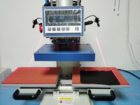 Machine à gaufrer les logos de t-shirts, presse pneumatique de transfert à chaud, imprimante à sublimation, étiquettes de vêtements imprimées sur mesure