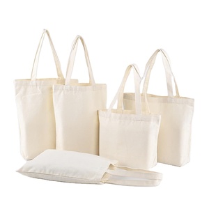 Stock Reusable Cotton Canvas Shopping <b>Bag</b> Print DIY Blank Tote Shopping <b>Bag</b> Canvas Shopper - Product Image 1
