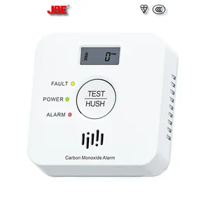Alarme de monoxyde de carbone sans fil CE RF433 interconnectée avec détecteur de co de batterie AA