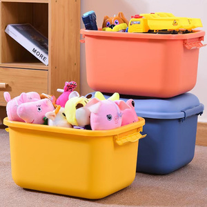 Toptan taşınabilir araç göğüs kutusu PP giysi saklama konteyner çocuk oyuncakları şeffaf plastik saklama kabı - Product Image 2