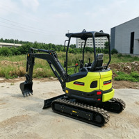 Mini Excavadora de 2.5 Toneladas en Oferta, con Motor Kubota Euro5 Epa, Excavadora Pequeña de 3 Toneladas con Sistema Hidráulico para Construcción Agrícola