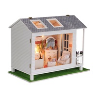 Kit de meubles de maison de poupée en bois, cadeau d'anniversaire, fournitures directes d'usine, bricolage maison de poupée, jouets