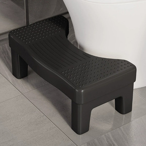 Tabouret de toilette en PP, à poser au sol, pour adultes et enfants, repose-pieds, tabouret de position accroupie, utilisation dans la salle de bain - Product Image 4