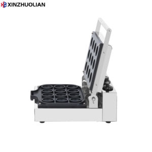 Macchina per <span class=keywords><strong>Waffle</strong></span> Elettrica Commerciale Completamente Automatica in Acciaio Inox Mini Forma di Chicco di Caffè Alta Produttività Rivestimento Antiaderente - Product Image 3