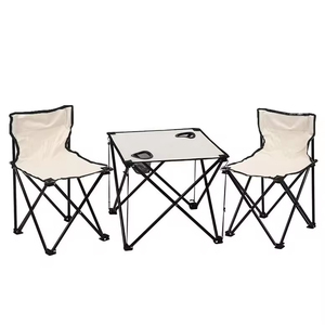 Giá rẻ Dã Ngoại Oxford bảng thiết lập ngoài trời gấp vải bàn ghế thiết lập trại di động gấp Oxford bàn ghế thiết lập - Product Image 1