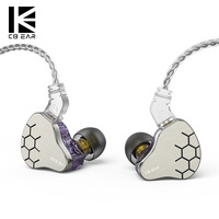 KBEAR Lark KuiBao YunQue Hybrid Dynamic-Armature Karaoke Wired Ear-Hook Hi-Fi Audiophile Monitoring In-Ear Headphones 3.5mm.
