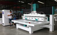 Routeur CNC pour le travail du bois à 4 axes, 4, 6, 8, 10 broches, avec logiciel Powermill