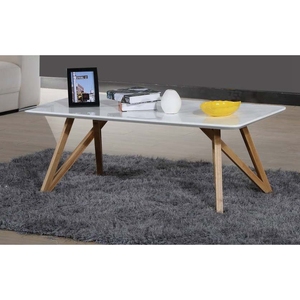 Nova <span class=keywords><strong>MDF</strong></span> với sơn mài có độ bóng cao Bàn cà phê di động nội thất sân vườn gỗ sang trọng hiện đại bàn trà - Product Image 1