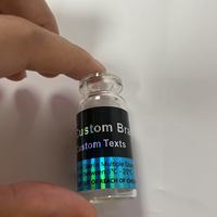 Autocollants holographiques imperméables personnalisés pour l'impression, étiquettes pour flacons de 10 ml pour l'emballage