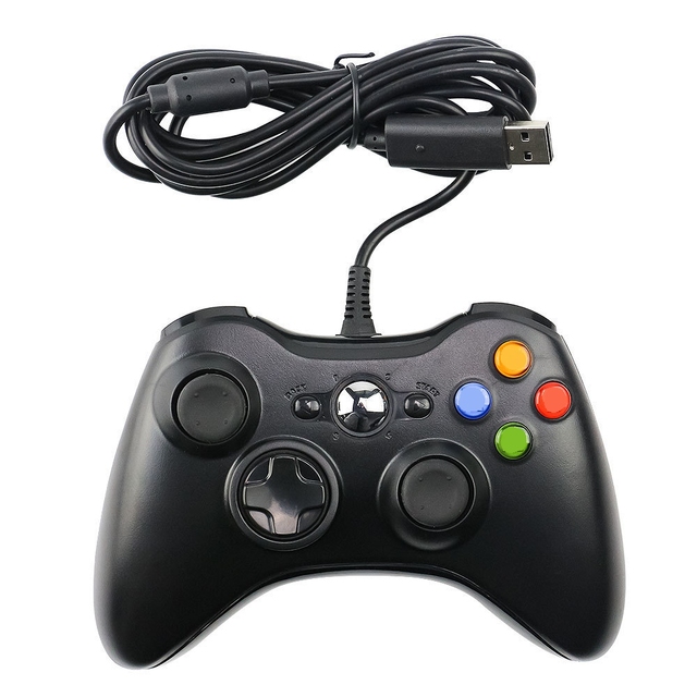 3 60 Wired Gamepad Joystick Game Controller for XBOX360 Game Console PC Computer Gamepad Controller Wholesale