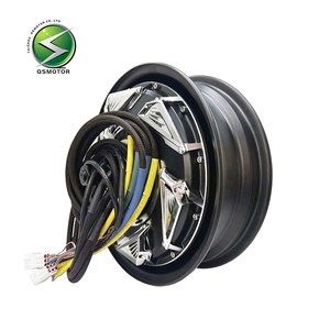 QSMOTOR 12인치 6000W PRO 듀얼 홀 40H 브러시리스 시리즈 와운드 <span class=keywords><strong>DC</strong></span> 디스크 브레이크 모터 IE4 효율성 IP55 방수 72V <span class=keywords><strong>DC</strong></span> 전기 - Product Image 6