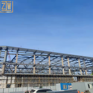 Nhanh chóng xây dựng ngoài trời Mall đúc sẵn Kết cấu thép xây dựng nhà kho thiết kế xe 4S showroom Hall - Product Image 4