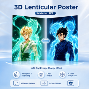 Póster Lenticular 3D Personalizado <span class=keywords><strong>de</strong></span> 30*40 cm con Imágenes Cambiantes, <span class=keywords><strong>Anime</strong></span> <span class=keywords><strong>Japon</strong></span>és en Movimiento, Plástico PP, para Decoración <span class=keywords><strong>de</strong></span> Pared - Product Image 1