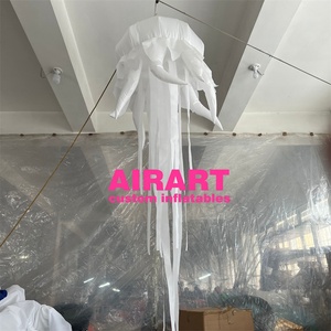 โอเชี่ยนปาร์ตี้ประดิษฐ์ปลาเยลลี่แขวนเครื่องประดับแมงกะพรุน<span class=keywords><strong>สี</strong></span><span class=keywords><strong>ขาว</strong></span>พอง - Product Image 5