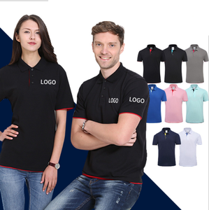 Camiseta de Punto CVC de Algodón de Primera Calidad con Mangas Cortas y Logotipo Personalizado Bordado - Product Image 4