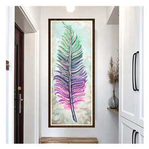 Hot DIY Cross Stitch đầy màu sắc lông trang trí kim cương công cụ sơn 5D sơn kim cương - Product Image 1