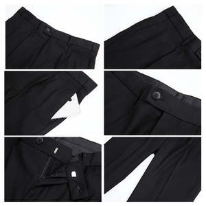 Completo Due Pezzi Stile Asiatico Premium, Giacca e Pantaloni Slim Fit su Misura, Elegante Abbigliamento da Lavoro per <span class=keywords><strong>Uomo</strong></span>, Vendita all'Ingrosso - Product Image 4