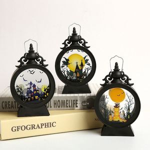 Lanterne décorative, lampe ronde, bougies électroniques européennes, lumières LED pour la veille d'Halloween - Product Image 3