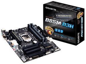 เมนบอร์ด <span class=keywords><strong>Gigabyte</strong></span> <span class=keywords><strong>B85M</strong></span>-<span class=keywords><strong>D3H</strong></span> ชิปเซ็ต Intel B85 รองรับซ็อกเก็ต <span class=keywords><strong>1150</strong></span> พิน DDR3 พร้อมหน่วยความจำ 4 แบงค์ สำหรับพอร์ต  รับประกันหนึ่งปี - Product Image 5