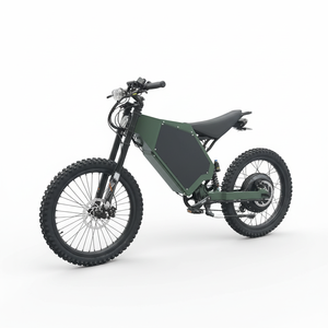 Vélo de montagne électrique haute puissance Domain S5 72V 15000, cadre en acier carbone, roues de 21 pouces, batterie intégrée, vitesse unique, vente en gros - Product Image 5