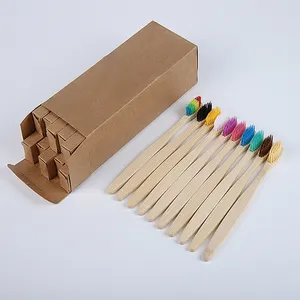 Hot Selling 100% Eco-friendly New Design Black Bamboo Toothbrush Kit