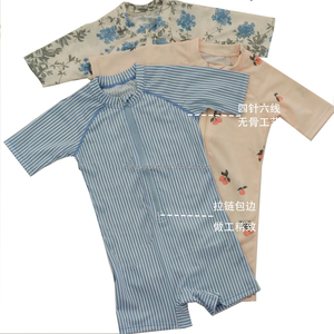 Étiquette personnalisée disponible garçons Floral une pièce Rashguard <span class=keywords><strong>maillot</strong></span> <span class=keywords><strong>de</strong></span> <span class=keywords><strong>bain</strong></span> bulle tissu Seersucker nid d'abeille combinaisons <span class=keywords><strong>de</strong></span> <span class=keywords><strong>bain</strong></span> - Product Image 1
