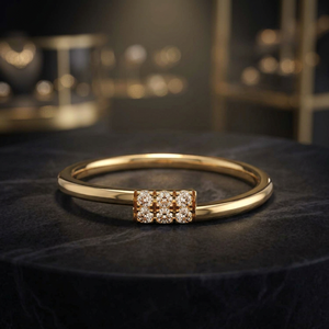 Pulsera de Oro Amarillo de 18k con Diamante Sintético Cultivado en Laboratorio, Certificado IGI, Corte Brillante Redondo, Estilo Clásico, Joyería de Compromiso para Mujer - Product Image 4