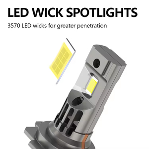 Công suất cao Mini Car LED Đèn sương mù đèn tự động Faro Đèn pha blubs 20000LM 60 Wát <span class=keywords><strong>Q5</strong></span>-H7 LED ánh sáng đèn pha Auto <span class=keywords><strong>Diode</strong></span> đèn - Product Image 5