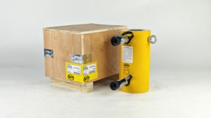 กระบอกไฮดรอลิกแบบสองทาง CLRG-5012 50 ตัน ระยะชักสูงสุด 300 มม. แรงดันสูงสุด 70MPa กระบอกสูบแรงยกสูง ใช้แทนกระบอกยก ENERPAC ได้โดยตรง - Product Image 4